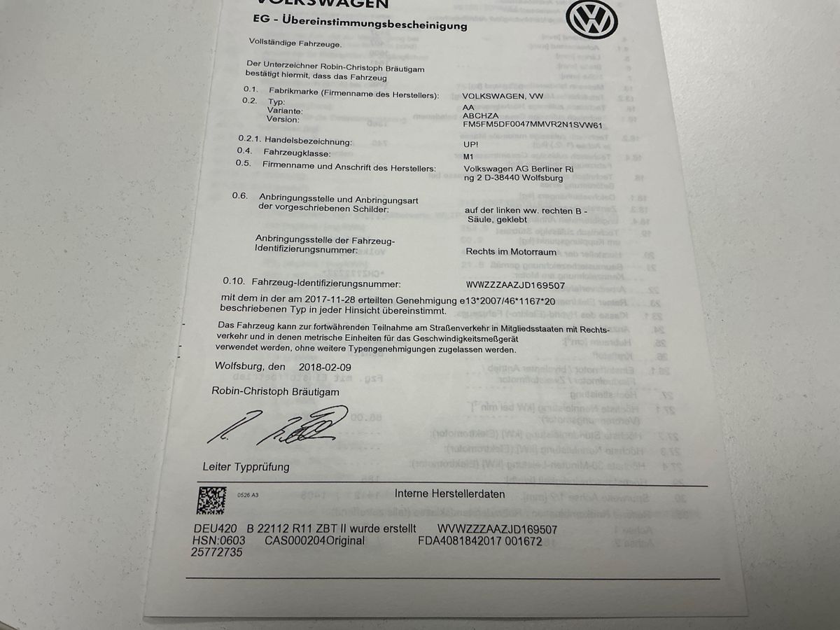 Volkswagen up! 1.0 TSI Sound up! BlueMotion