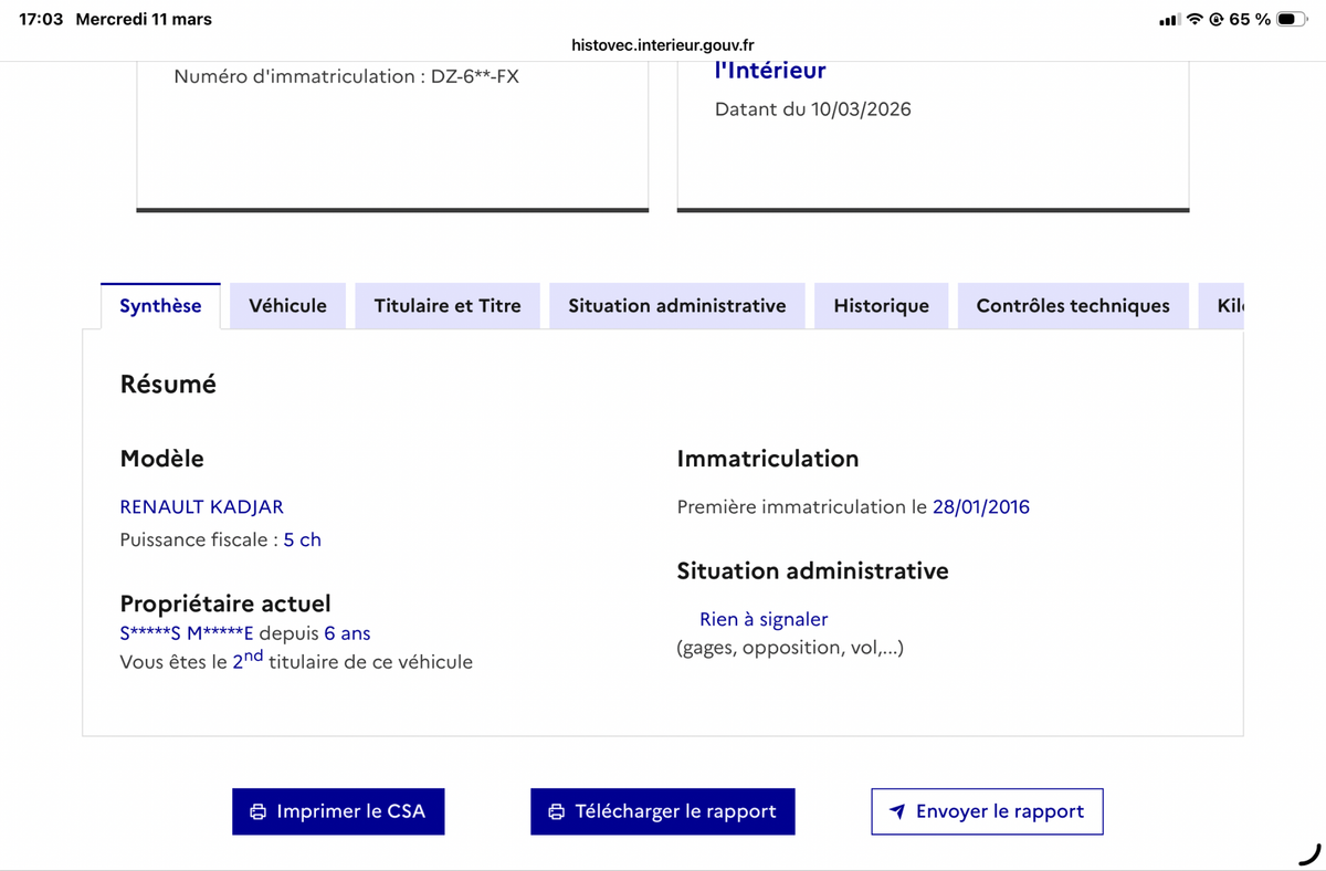 Renault Kadjar d'occasion