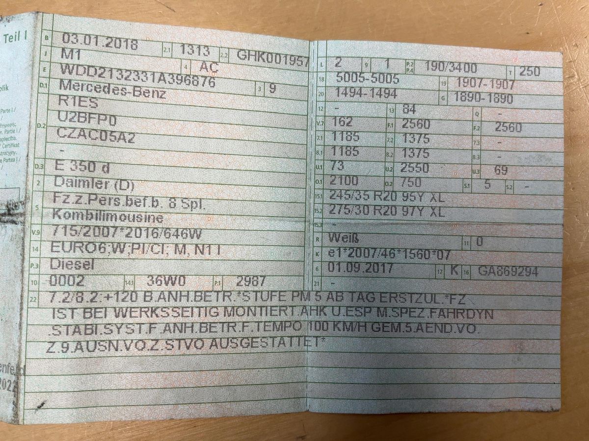 Mercedes-Benz E-Klasse d'occasion