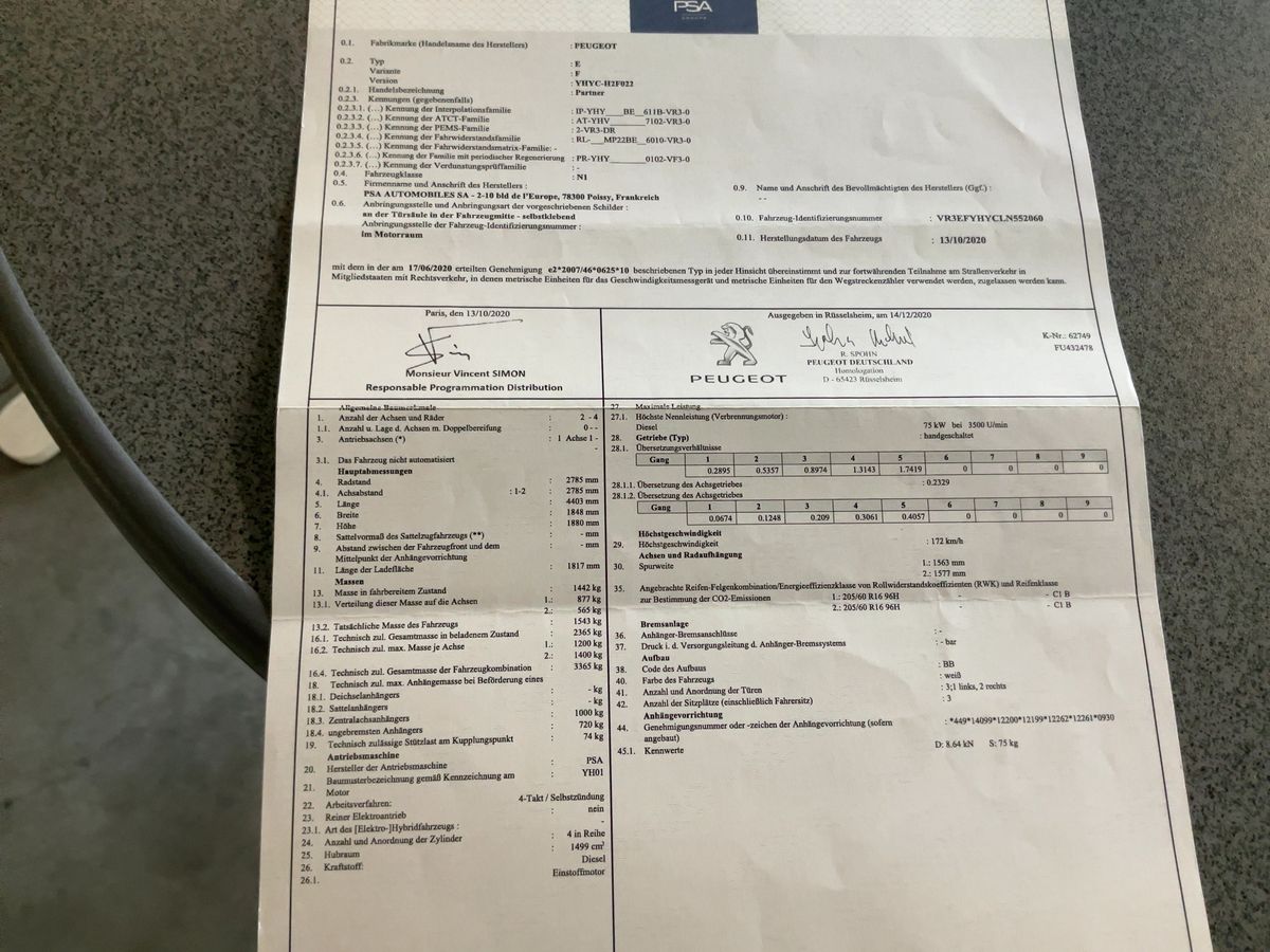 Peugeot Partner d'occasion