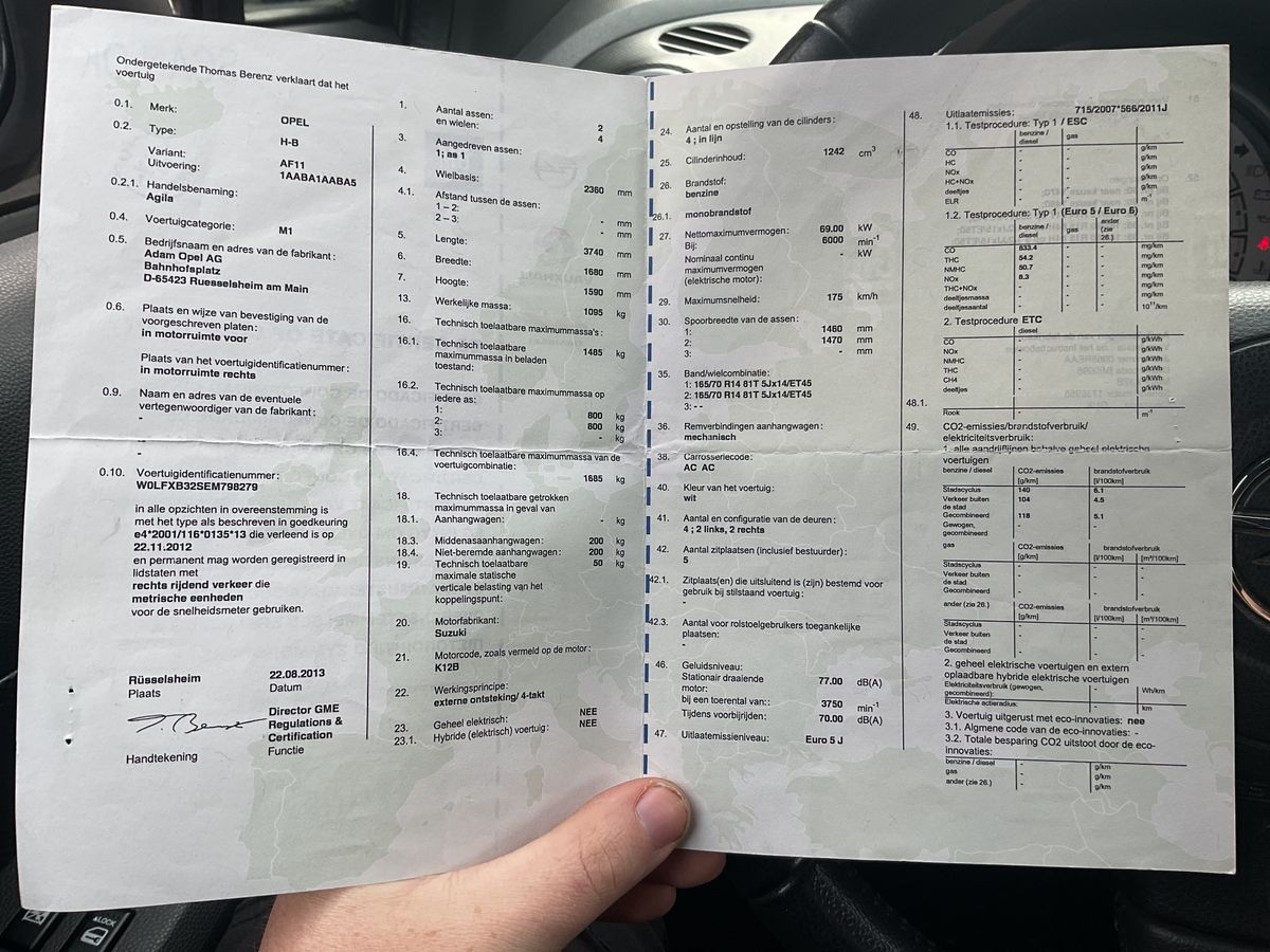 Opel Agila d'occasion