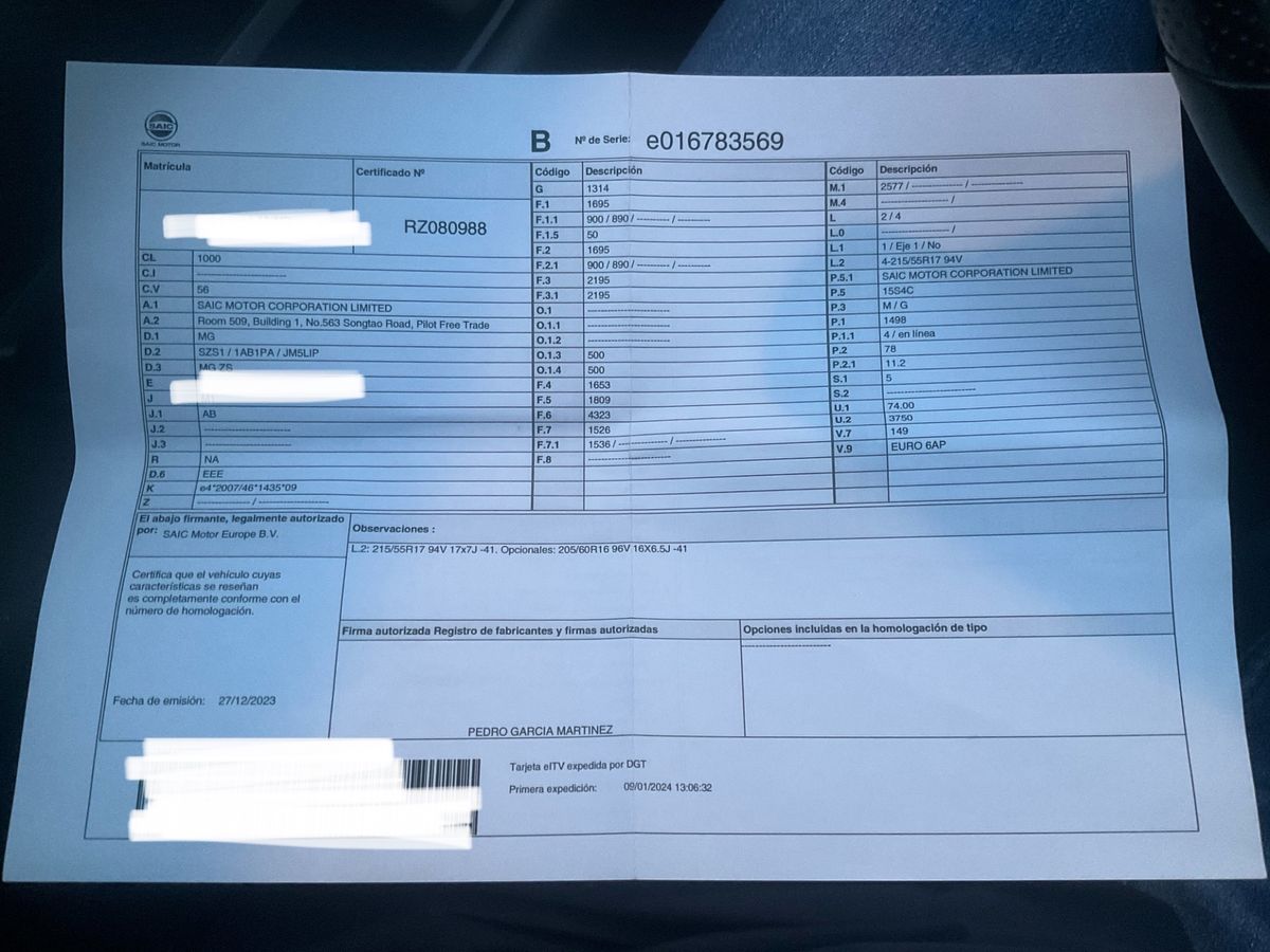 MG ZS d'occasion