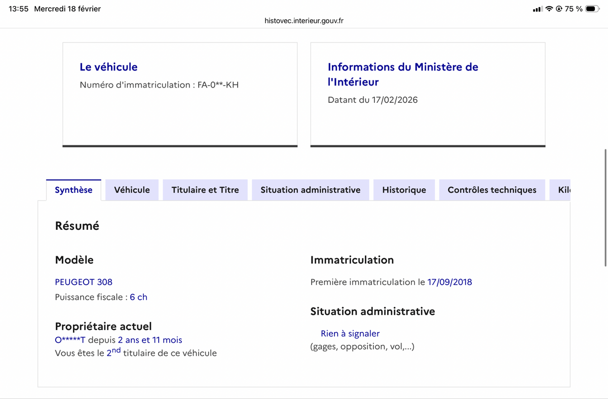 Peugeot 308 d'occasion