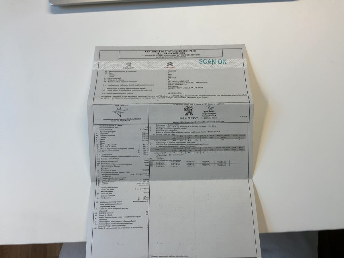 Peugeot Partner d'occasion