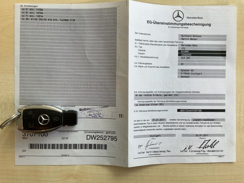 Mercedes-Benz SLK-Klasse SLK 200 BlueEfficiency — zdjęcie 16