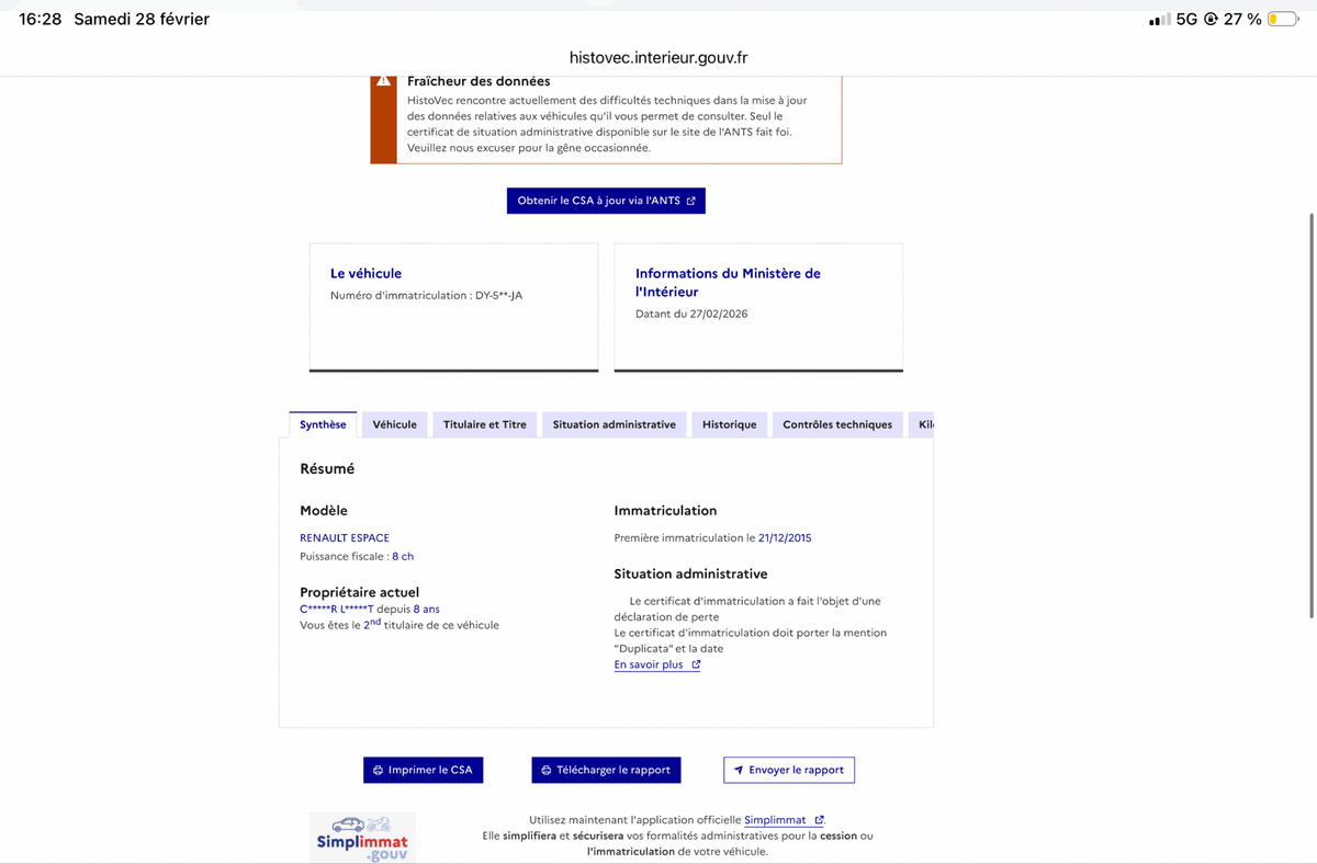 Renault Espace d'occasion