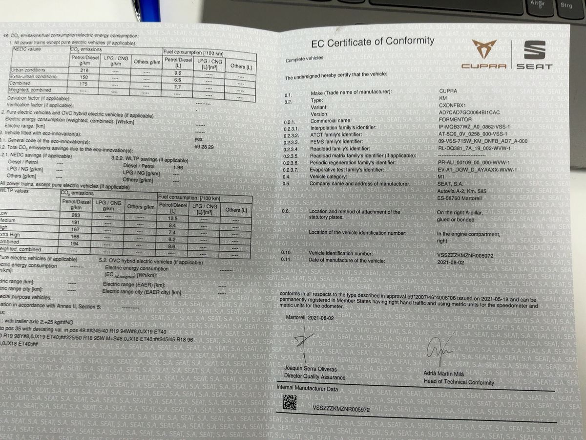 Cupra Formentor d'occasion
