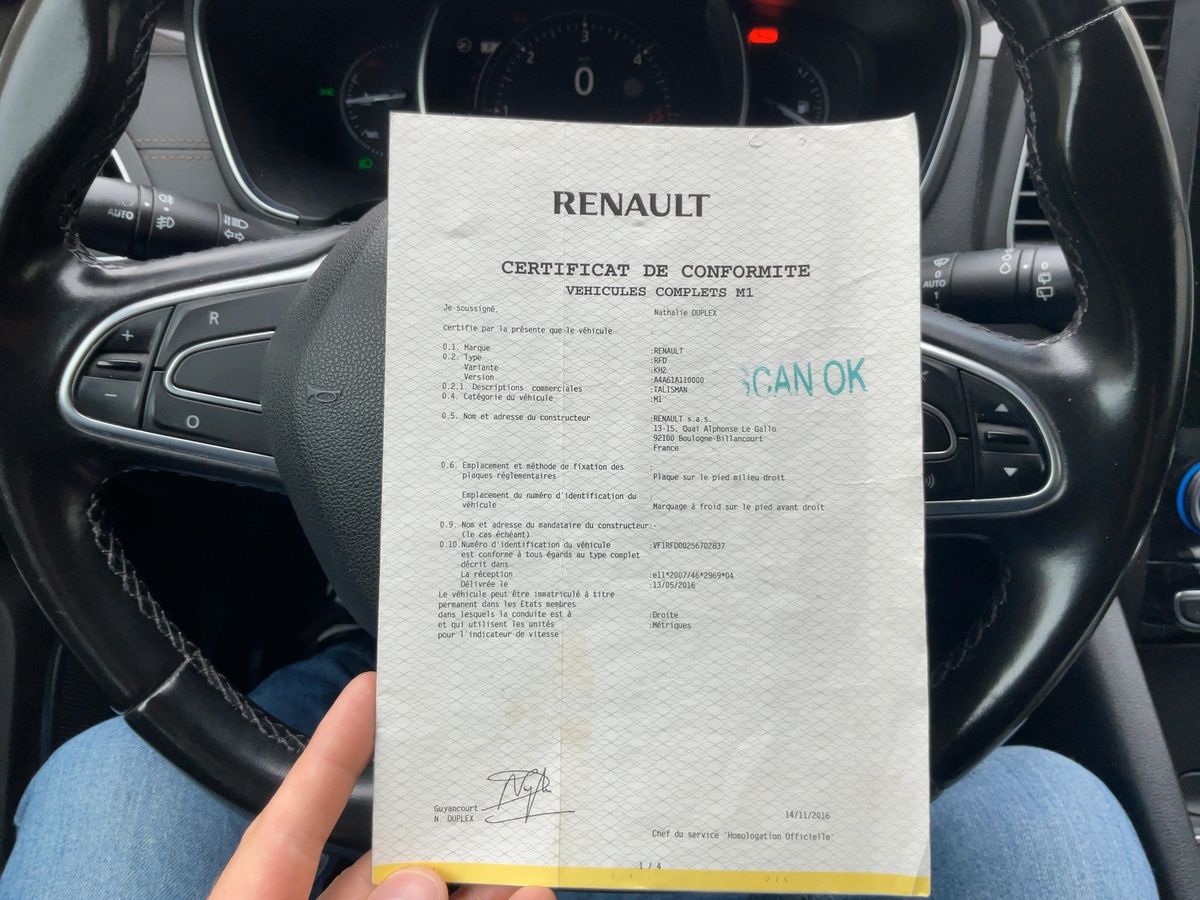 Renault Talisman d'occasion