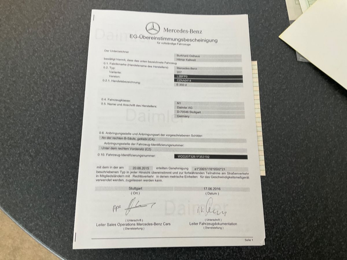 Mercedes-Benz E-Klasse d'occasion