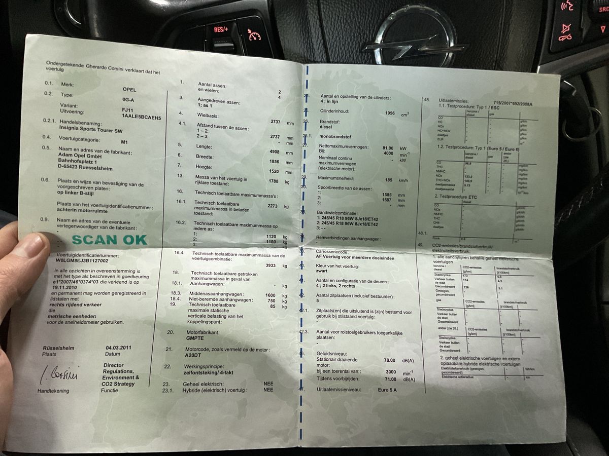 Opel Insignia d'occasion