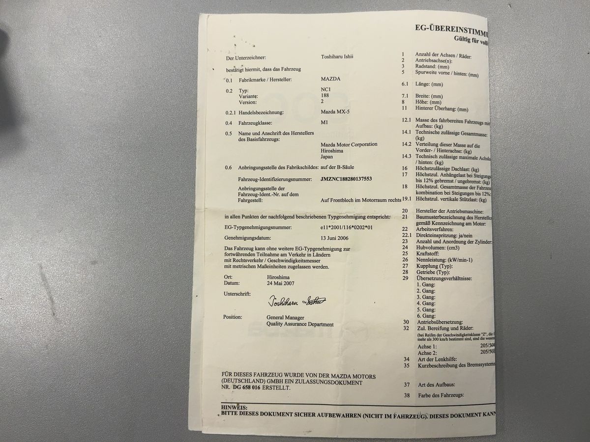 Mazda MX-5 d'occasion