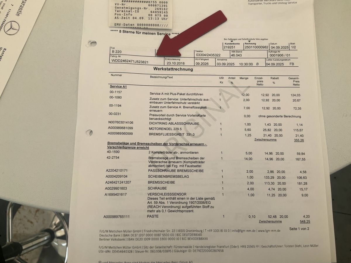 Mercedes-Benz B-Klasse 2018 — photo 24