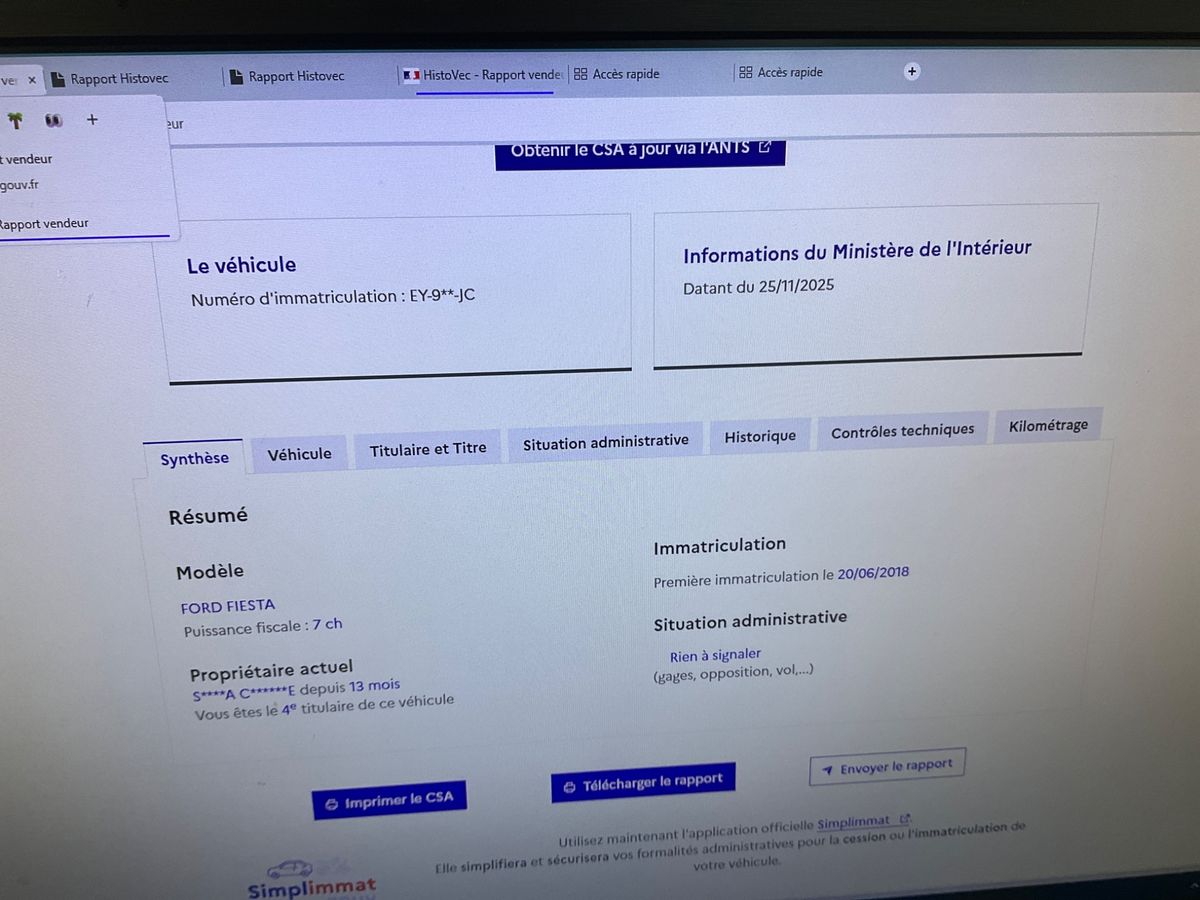 Ford Fiesta d'occasion