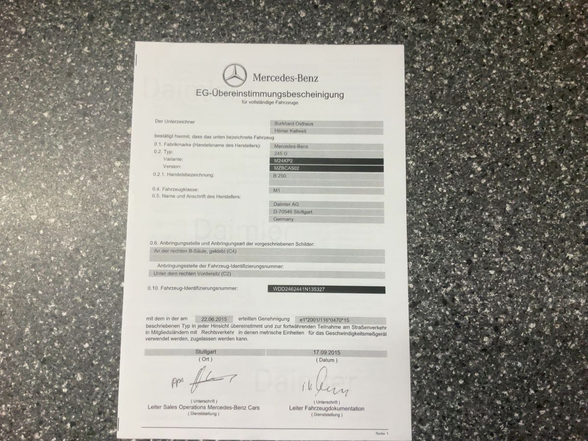 Mercedes-Benz B-Klasse d'occasion
