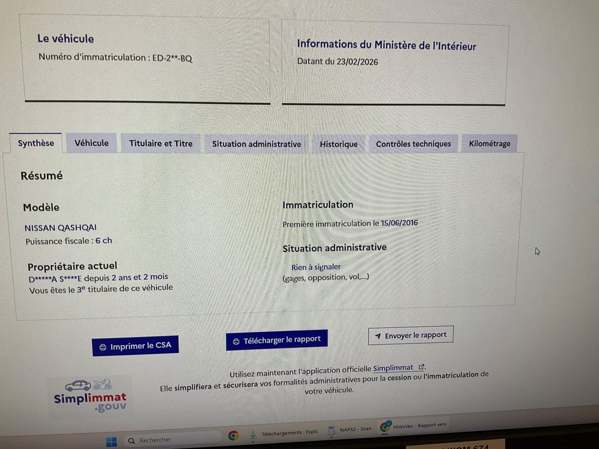 Nissan Qashqai d'occasion