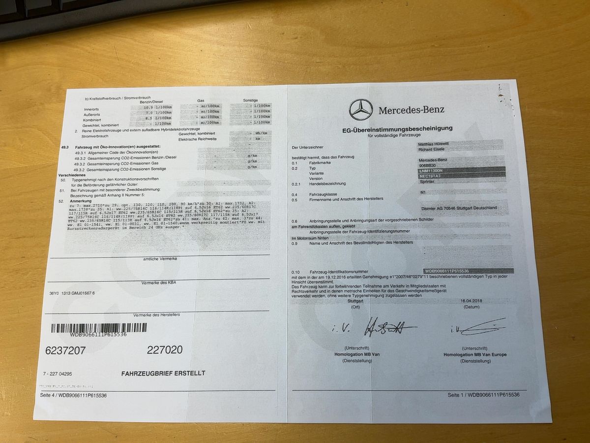 Mercedes-Benz Sprinter d'occasion