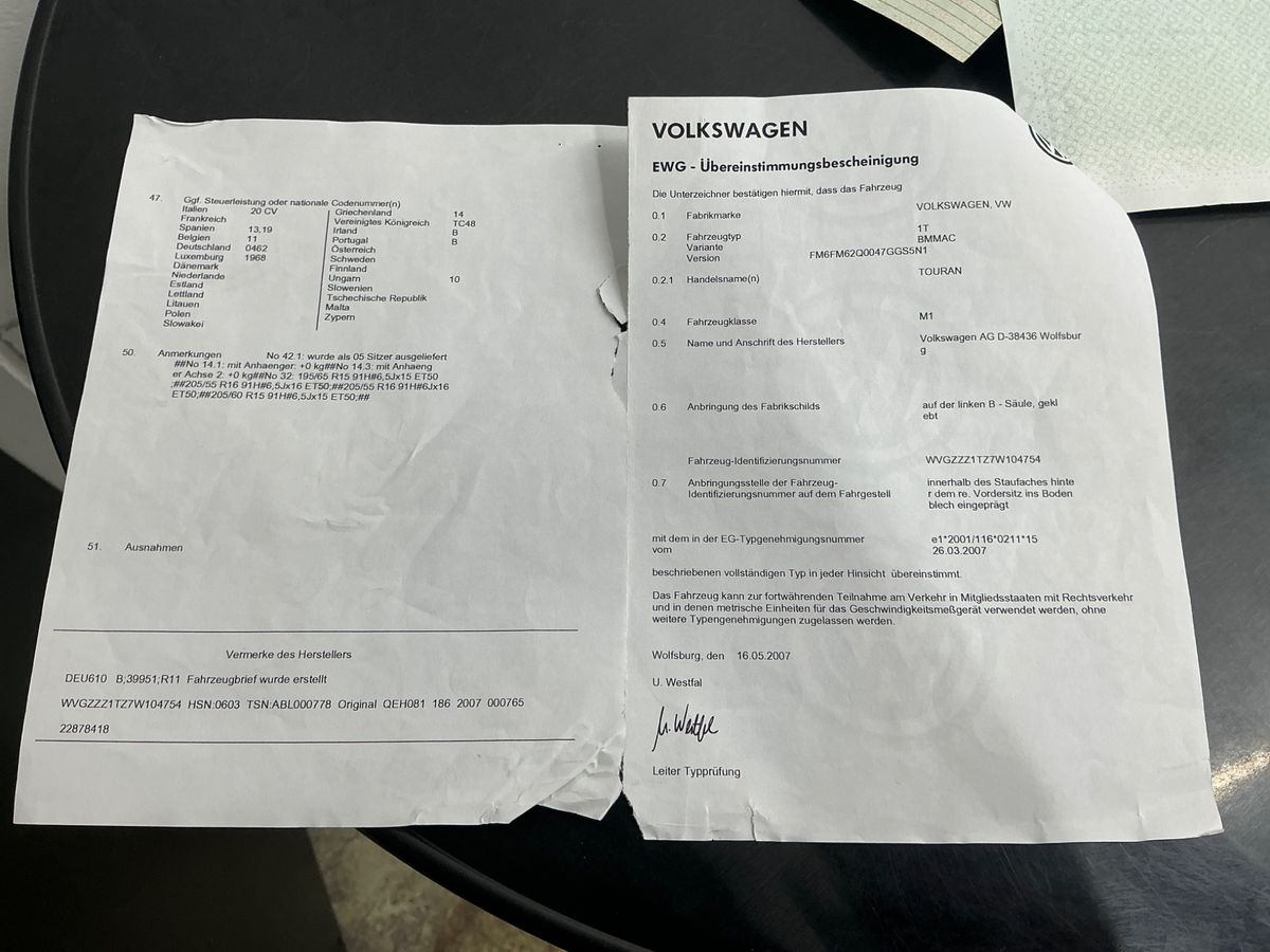 Volkswagen Touran d'occasion