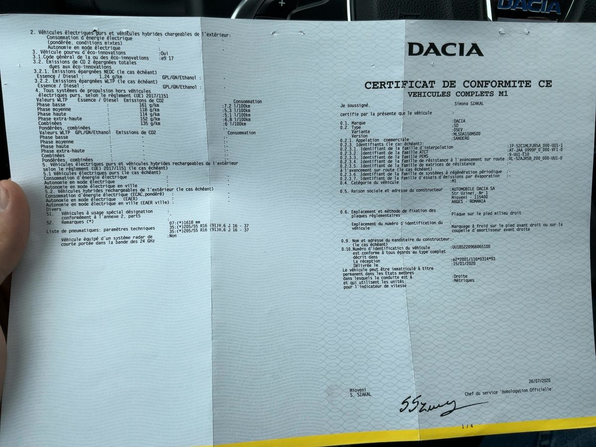 Dacia Sandero d'occasion