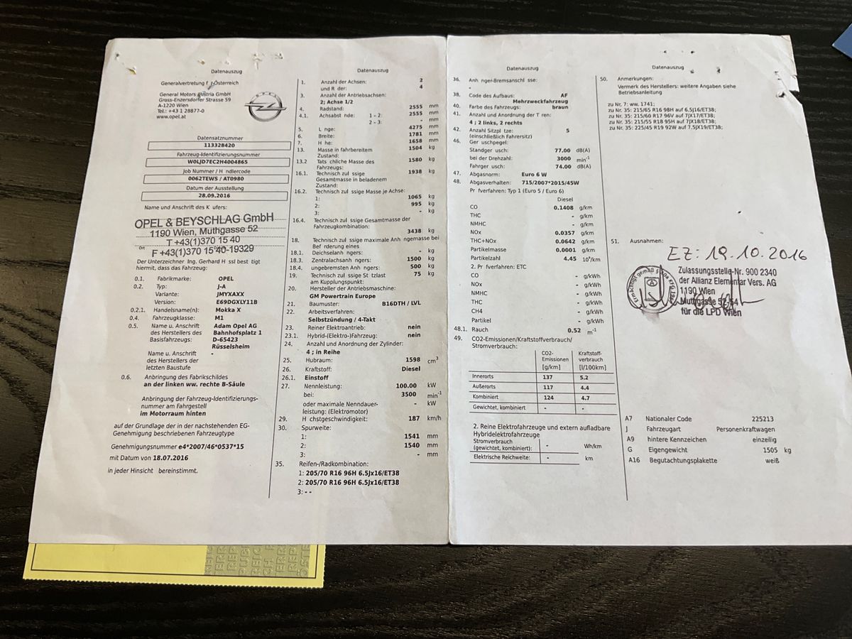 Opel Mokka X 1.6 CDTI DPF Innovation Start/Stop 4x4