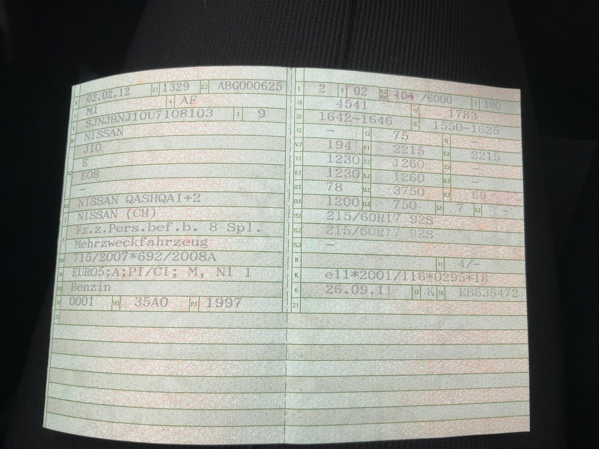 Nissan Qashqai+2 d'occasion