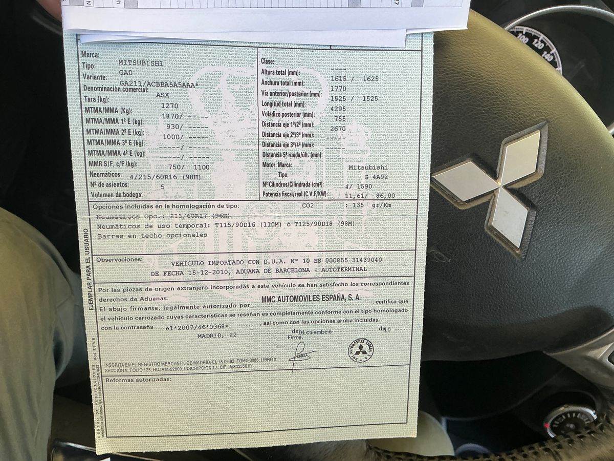 Mitsubishi ASX d'occasion