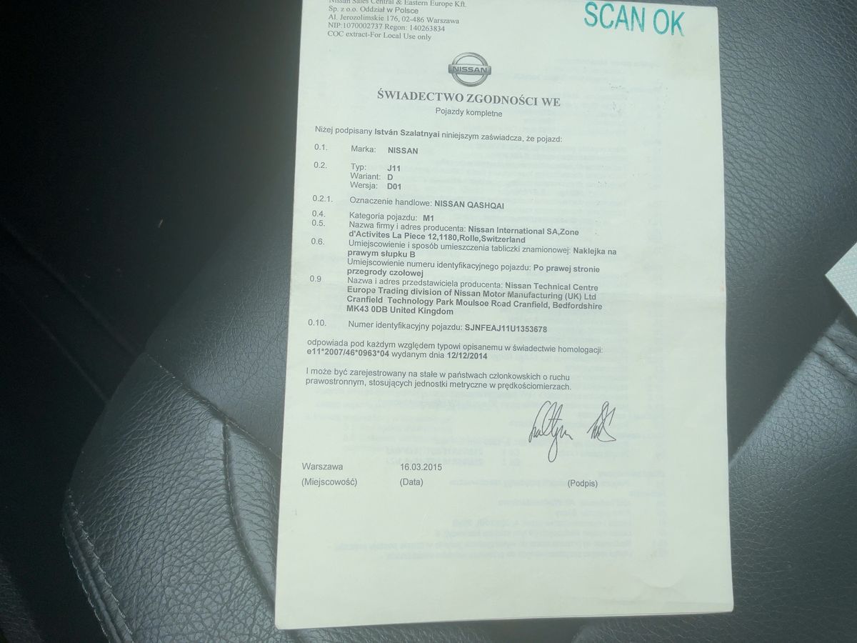 Nissan Qashqai d'occasion