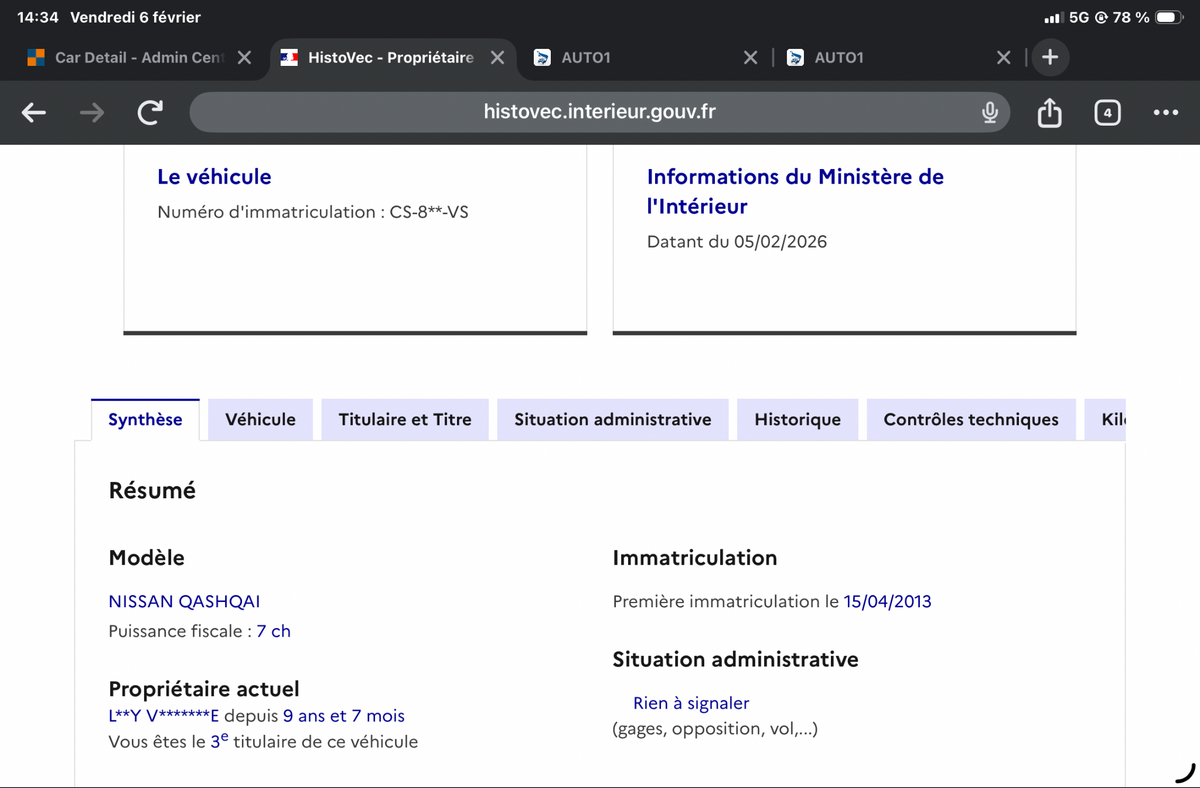 Nissan Qashqai d'occasion