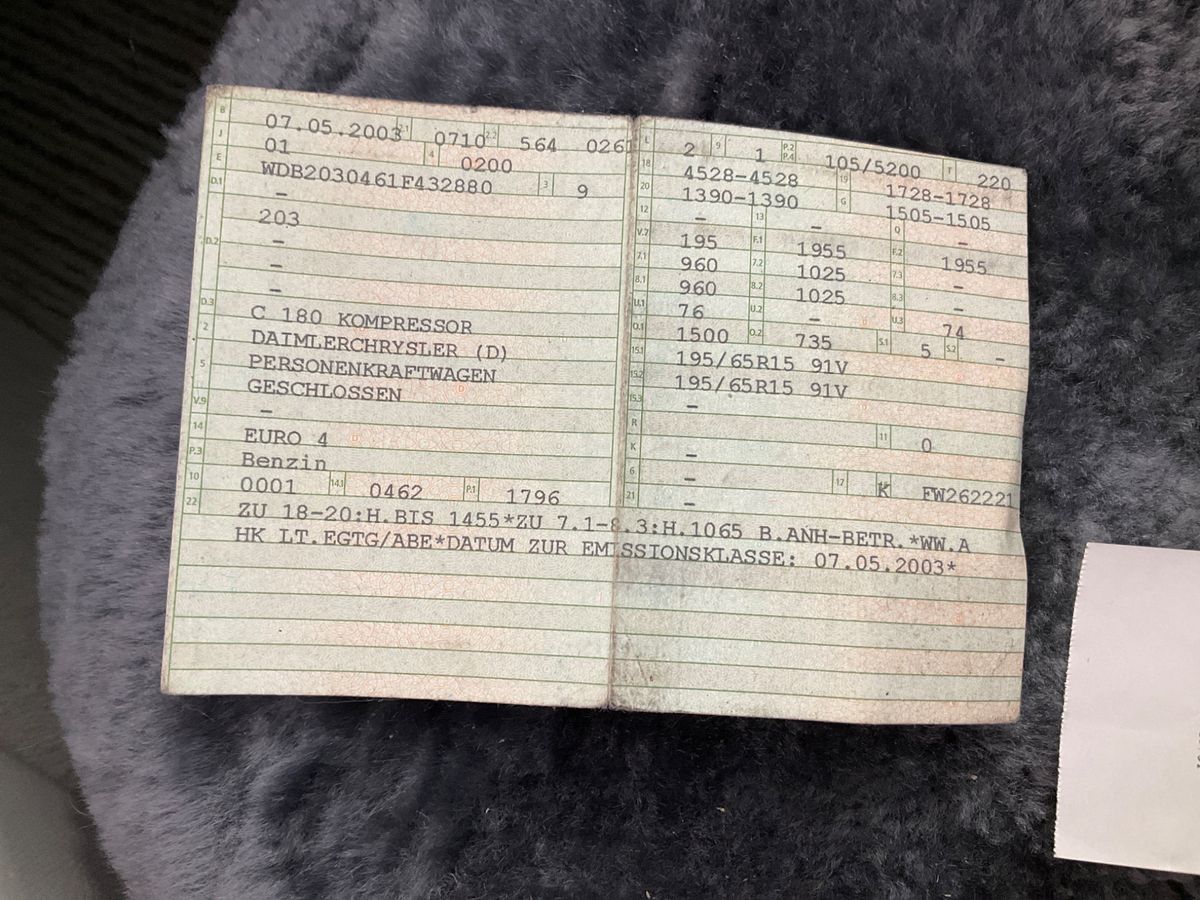 Mercedes-Benz C-Klasse C 180 Kompressor Avantgarde