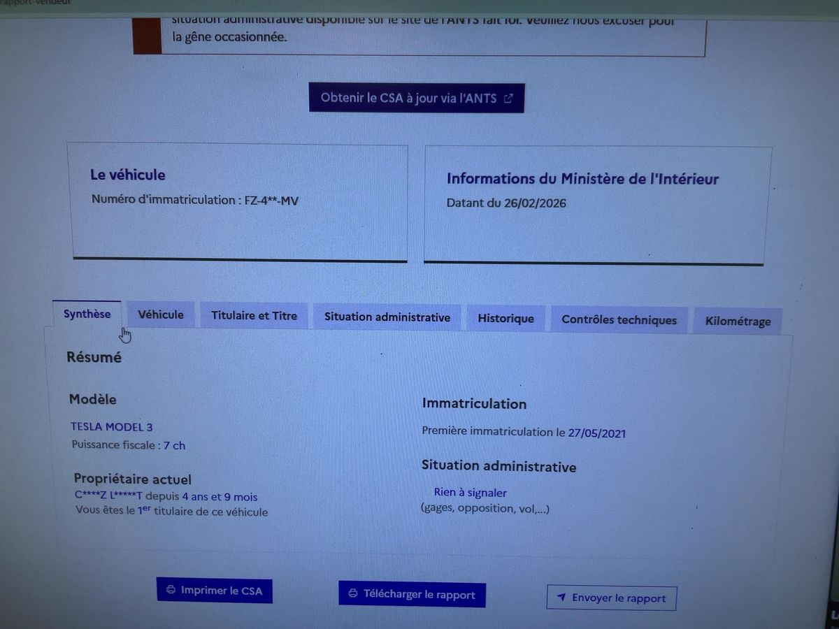 Tesla Model d'occasion