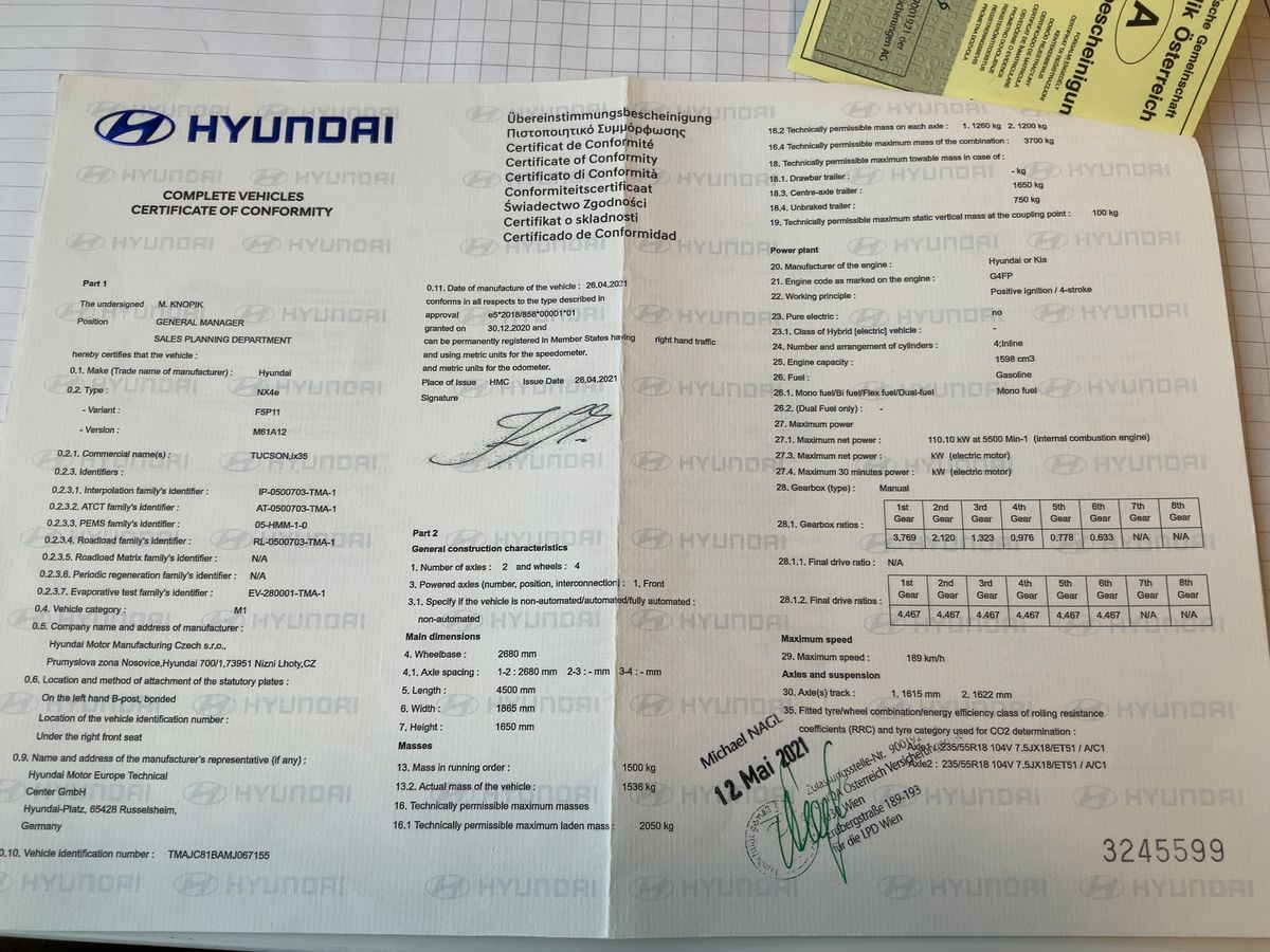 Hyundai Tucson d'occasion