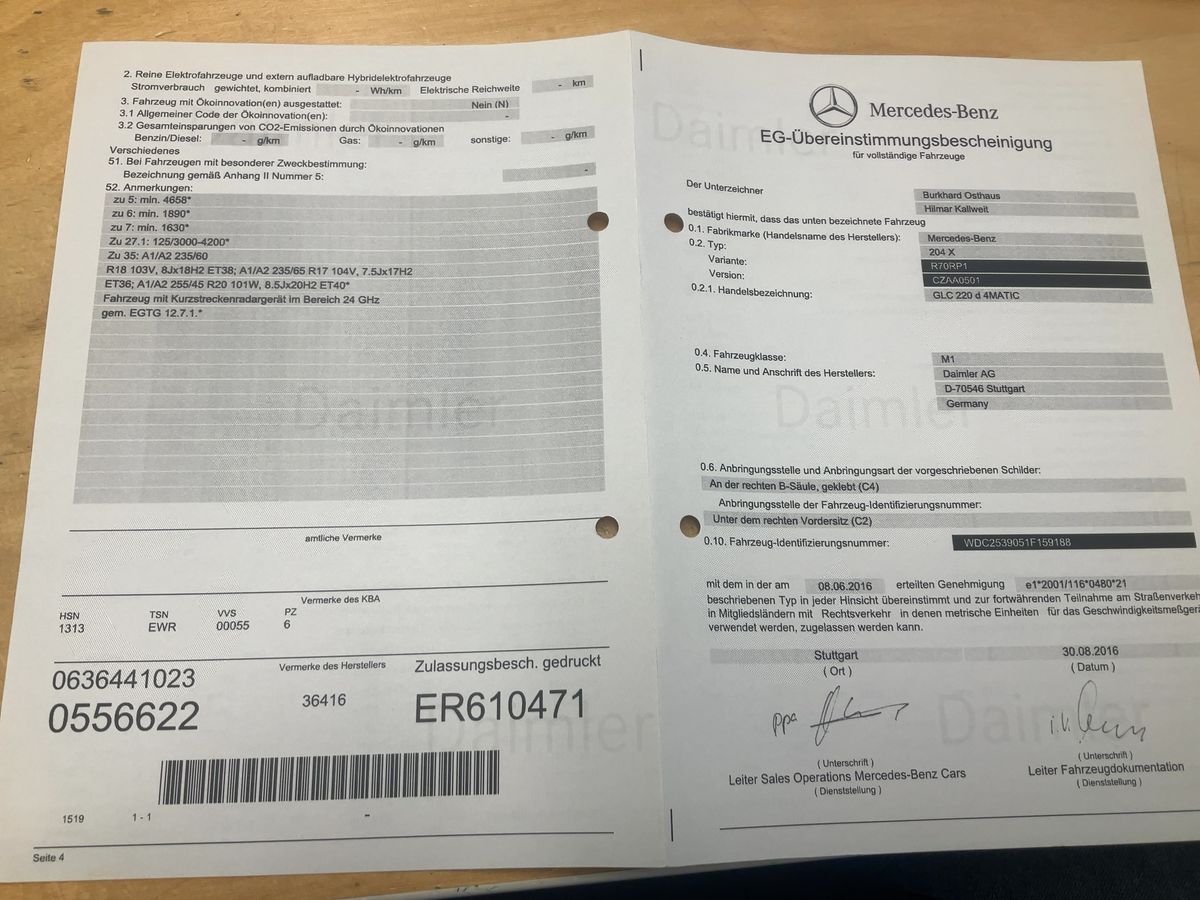 Mercedes-Benz GLC-Klasse d'occasion