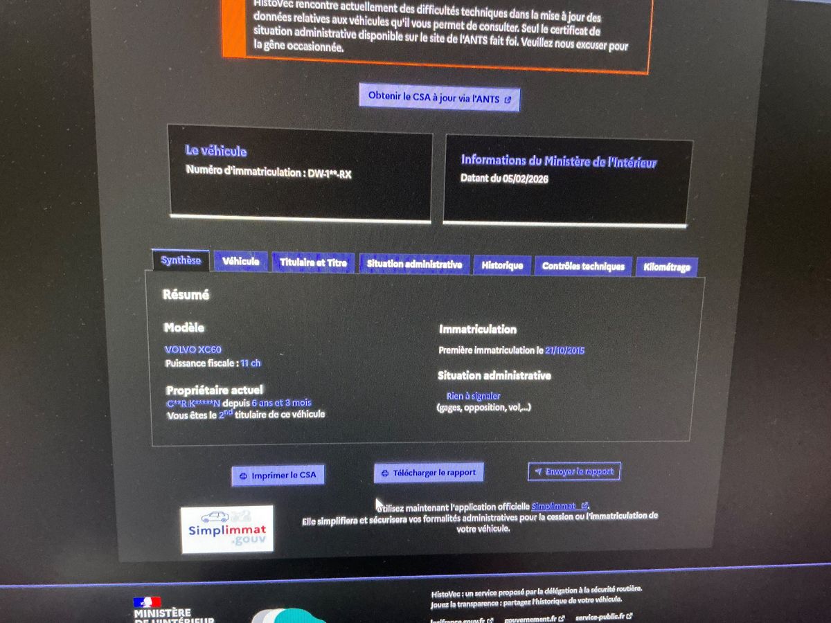 Volvo XC60 d'occasion