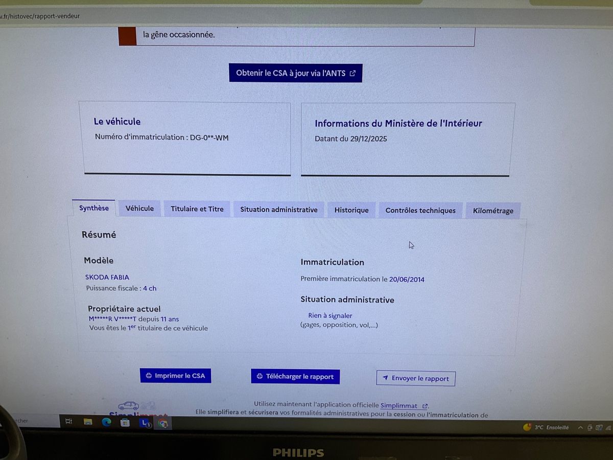 Skoda Fabia d'occasion