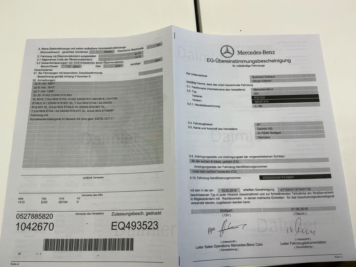 Mercedes-Benz C-Klasse d'occasion