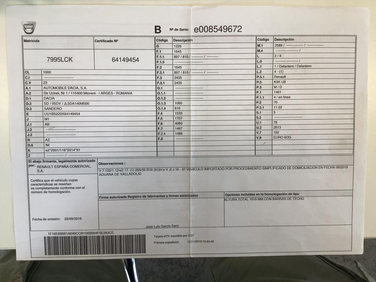 Dacia Sandero d'occasion