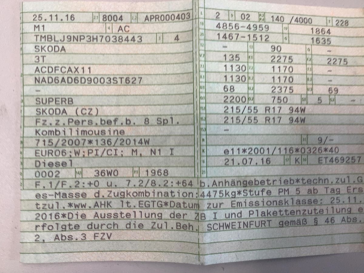 Skoda Superb d'occasion