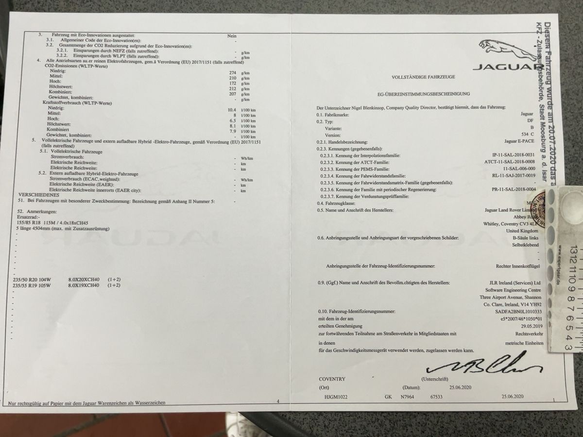 Jaguar E-Pace d'occasion