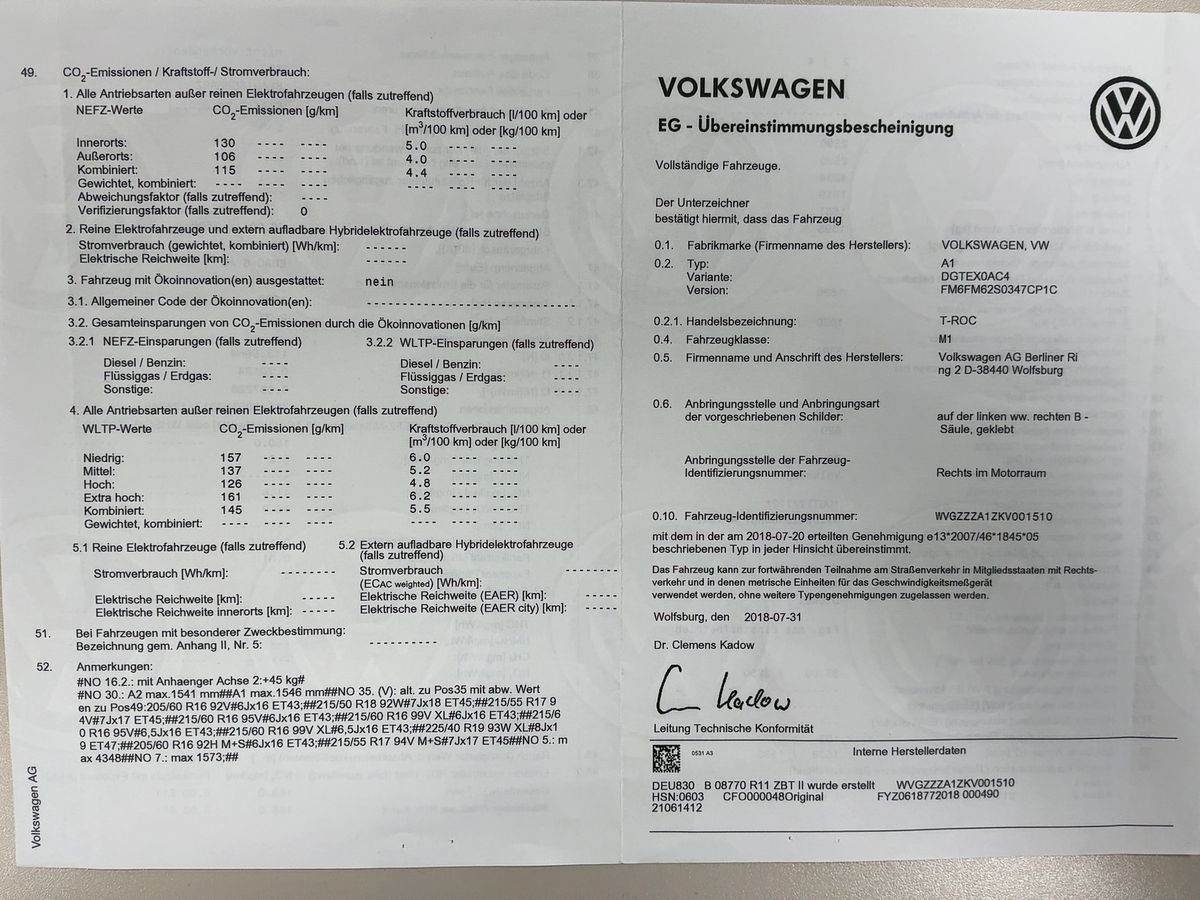 Volkswagen T-Roc d'occasion