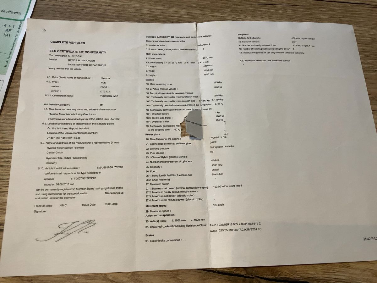 Hyundai Tucson d'occasion