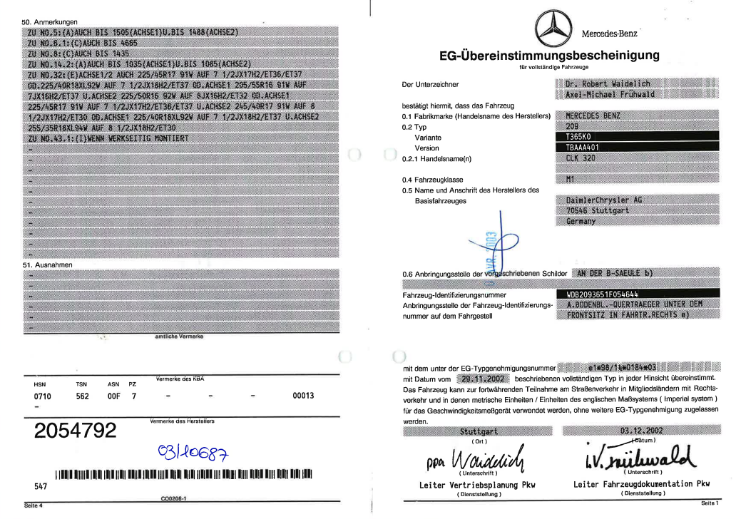 Mercedes-Benz CLK-Klasse d'occasion