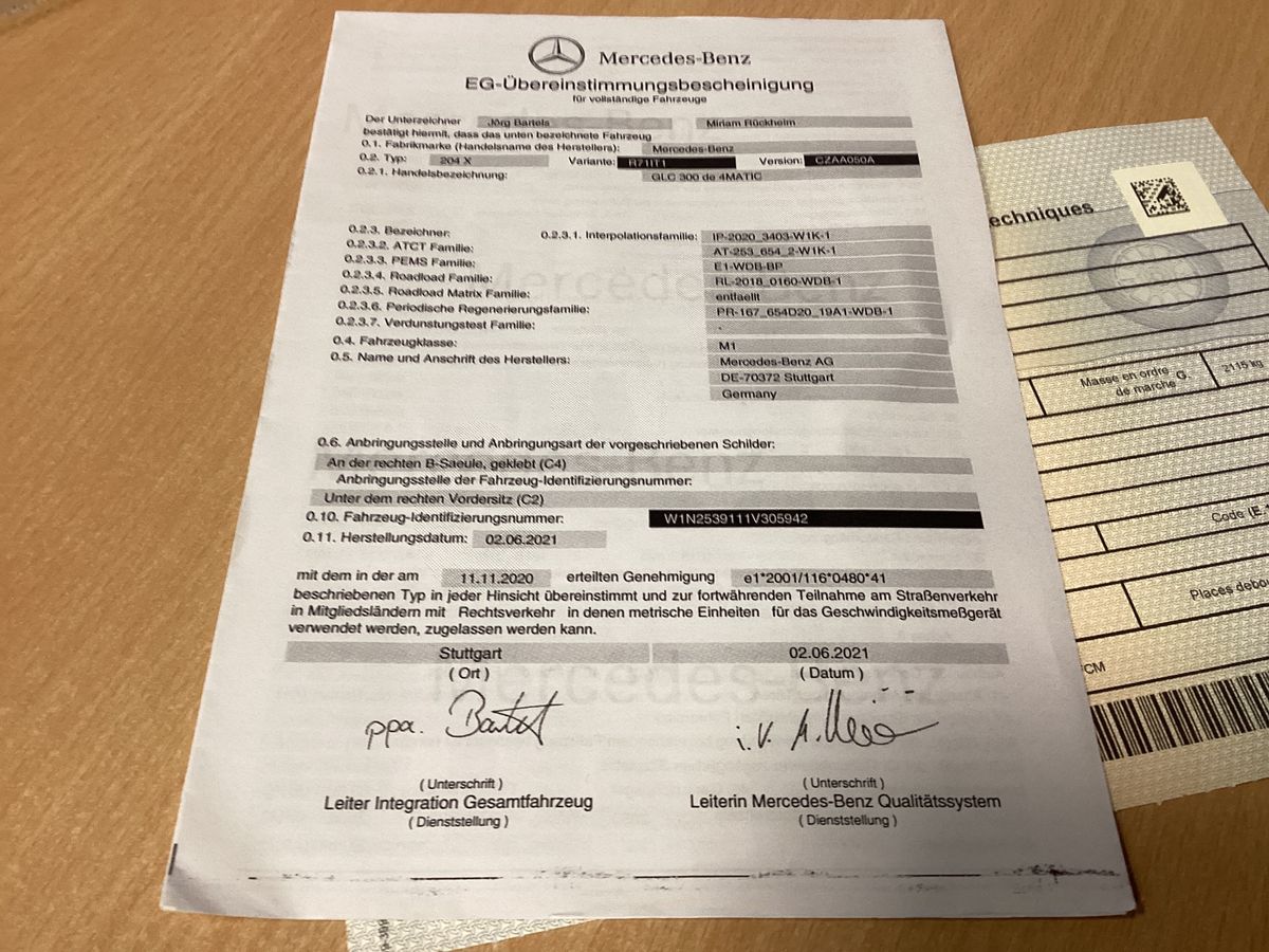 Mercedes-Benz GLC-Klasse GLC 300de 4Matic AMG Line