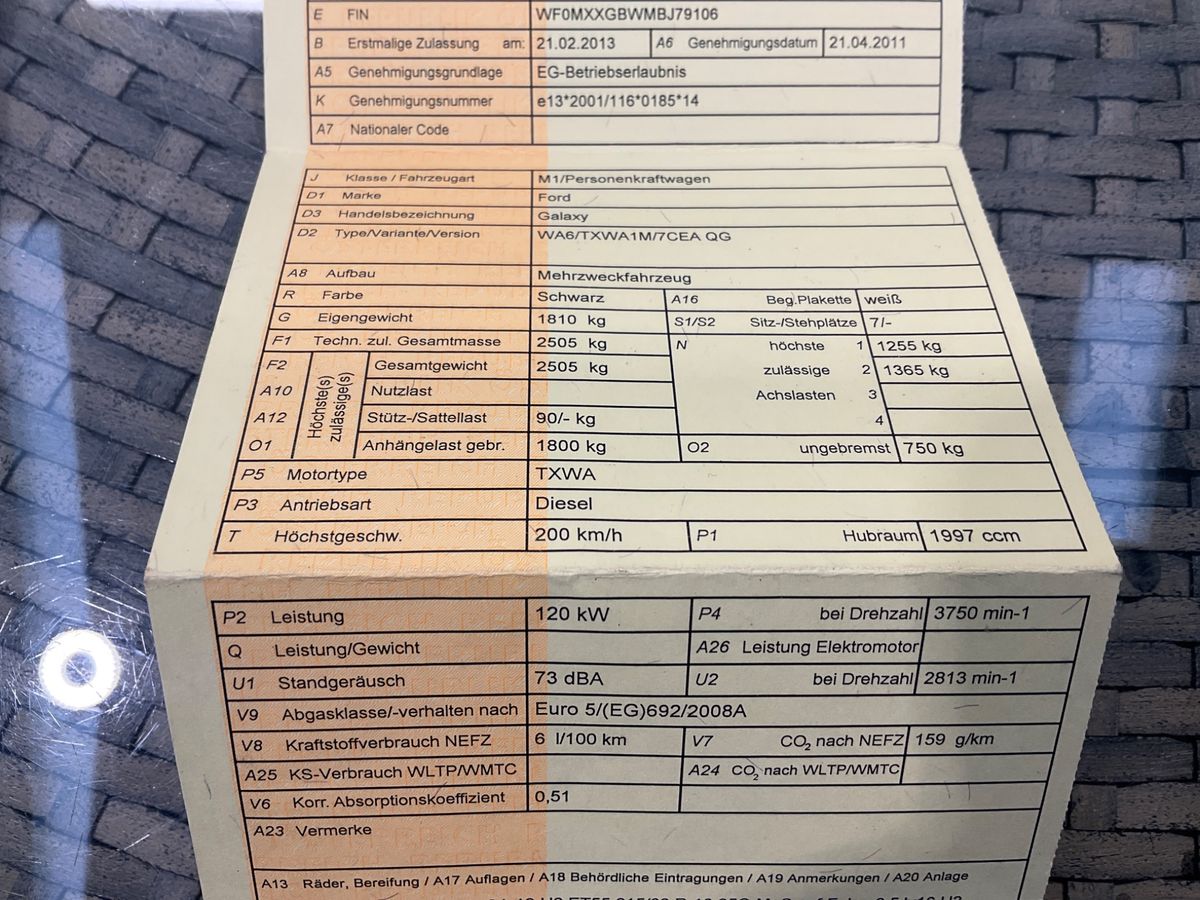 Ford Galaxy d'occasion