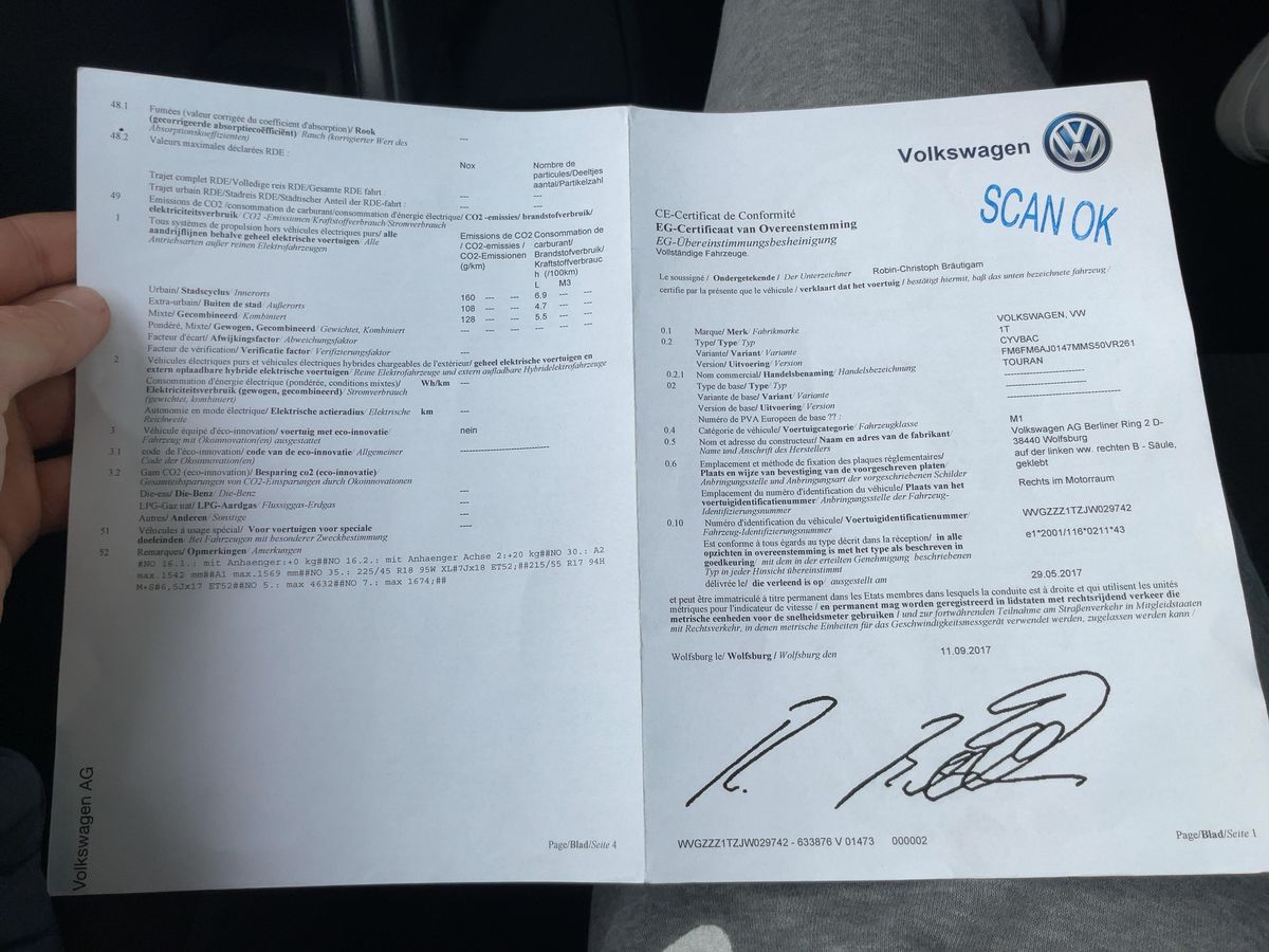 Volkswagen Touran d'occasion