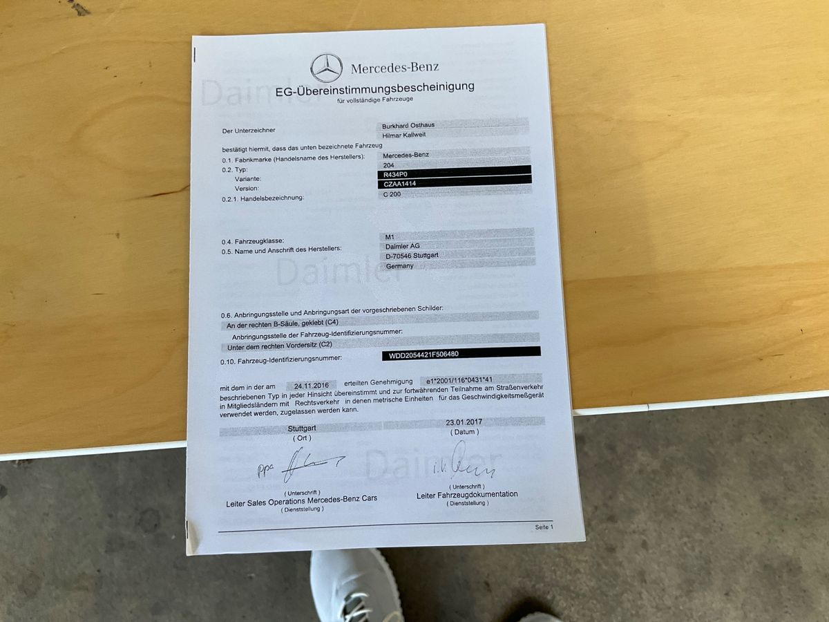 Mercedes-Benz C-Klasse C 200 AMG Line