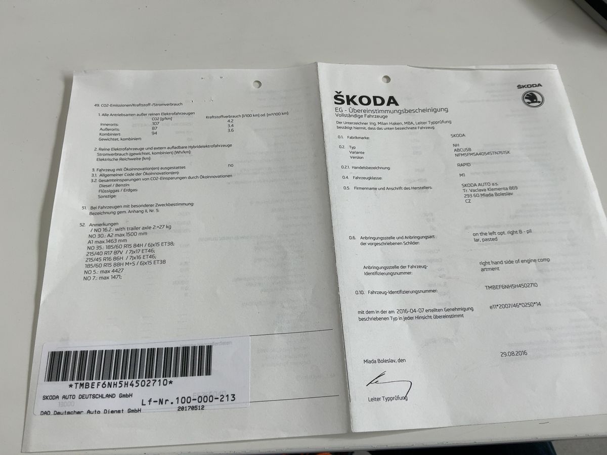 Skoda Rapid d'occasion