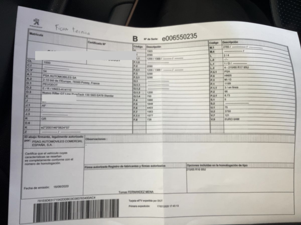 Peugeot Rifter d'occasion