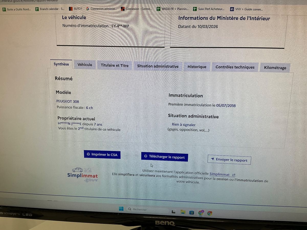 Peugeot 308 d'occasion