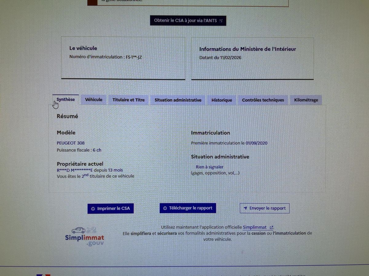 Peugeot 308 d'occasion