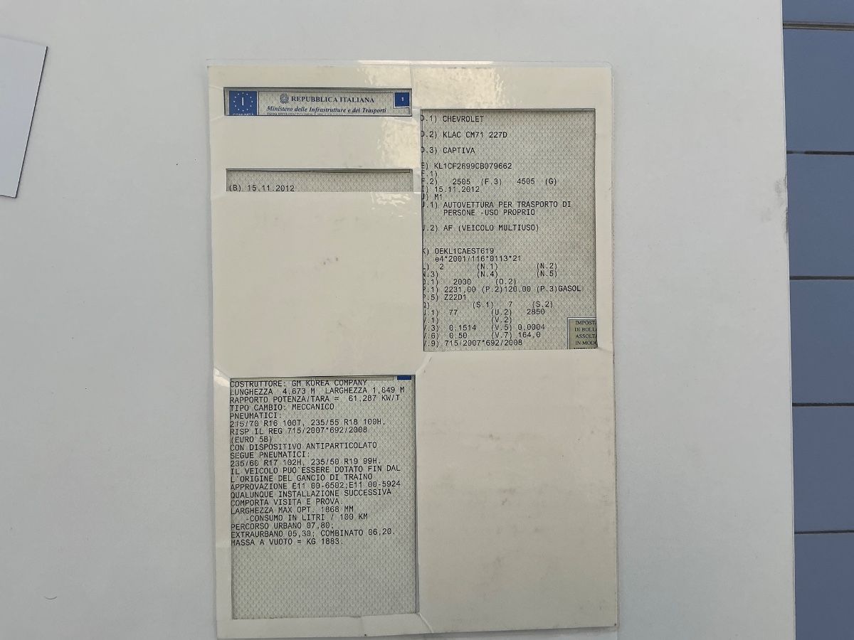 Chevrolet Captiva 2.2 Diesel D LS 2WD