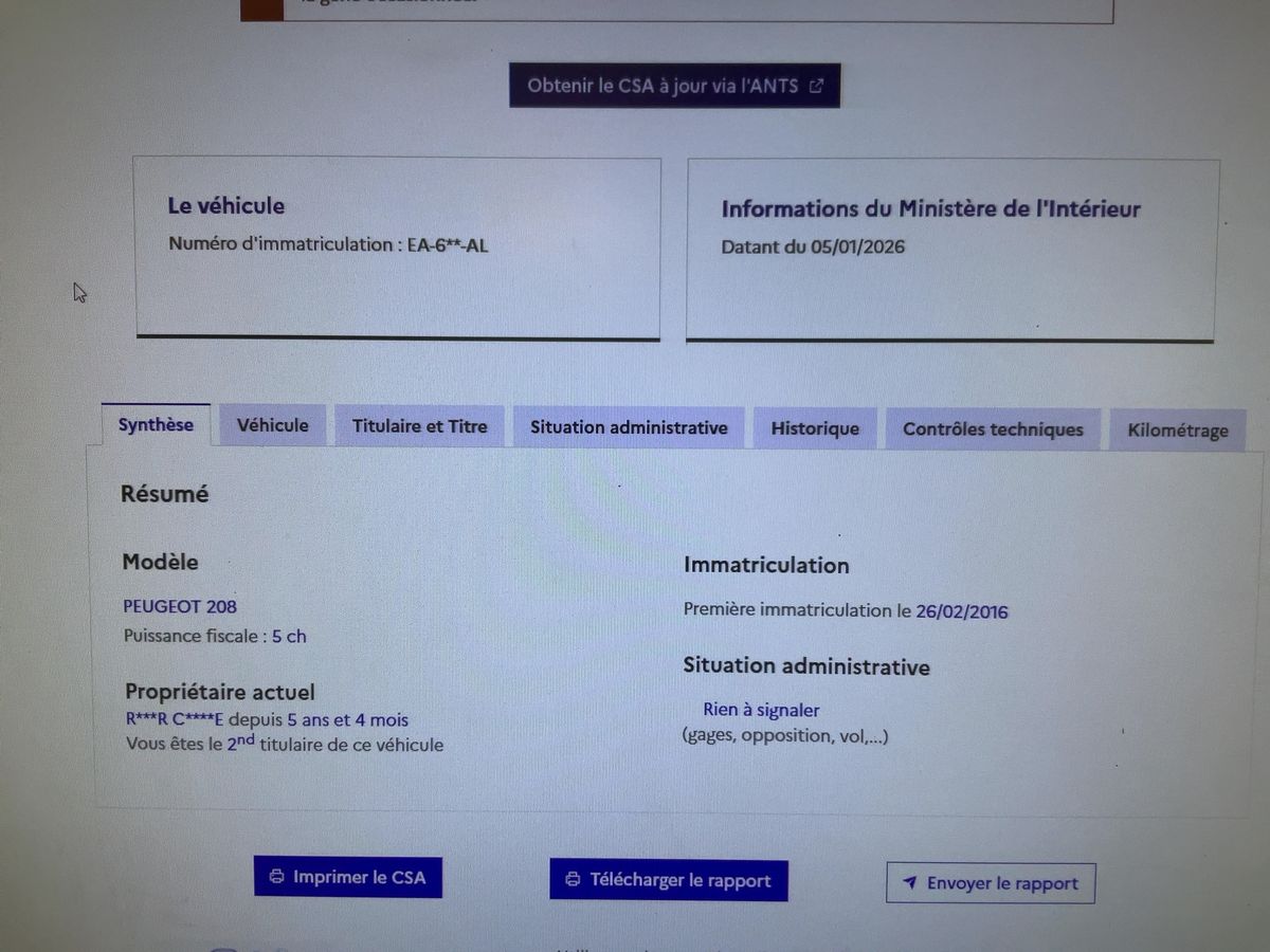 Peugeot 208 d'occasion